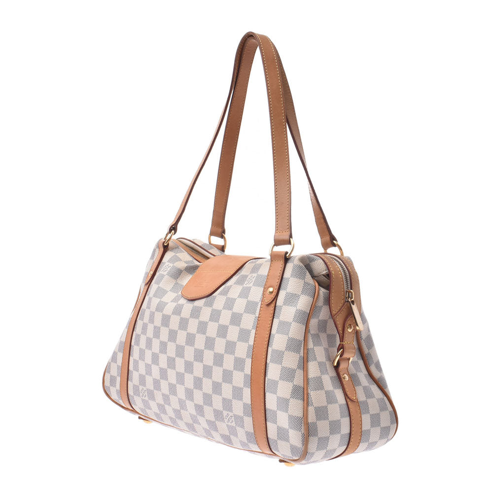 ルイヴィトンアズール ストレーザ-PM 14137 白 ユニセックス ダミエアズールキャンバス ショルダーバッグ N42220 LOUIS  VUITTON 中古 – 銀蔵オンライン