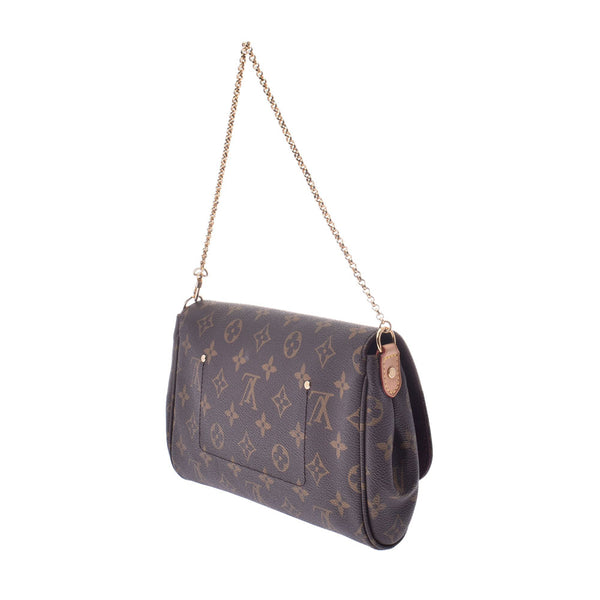 LOUIS VUITTON Louis Vuitton Favorite MM 14145 Brown Ladies Monogram Canvas Shoulder Bag M40718 Used