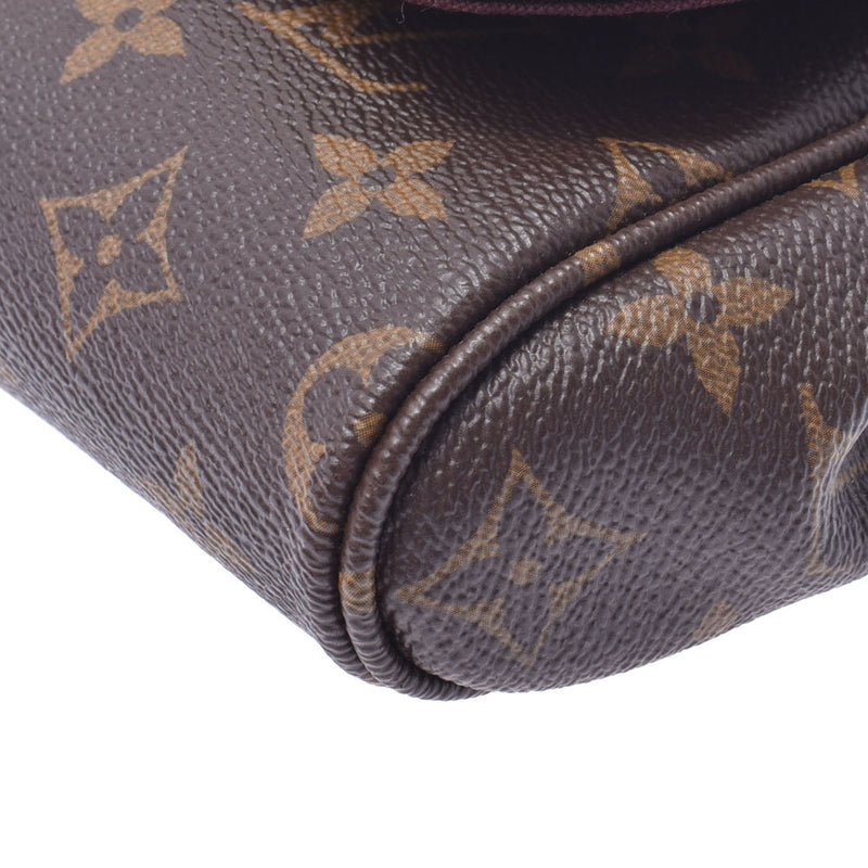 LOUIS VUITTON Louis Vuitton Favorite MM 14145 Brown Ladies Monogram Canvas Shoulder Bag M40718 Used