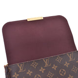 LOUIS VUITTON Louis Vuitton Favorite MM 14145 Brown Ladies Monogram Canvas Shoulder Bag M40718 Used