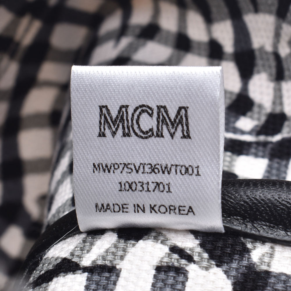 【訳あり】MCM 白 Mサイズ M CM white unisex tote bag MCM is used – 銀蔵オンライン