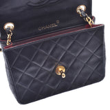 Chanel Mini Maestro black gold hardware ladies lambskin shoulder bag