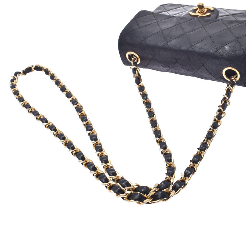 Chanel Mini Maestro black gold hardware ladies lambskin shoulder bag