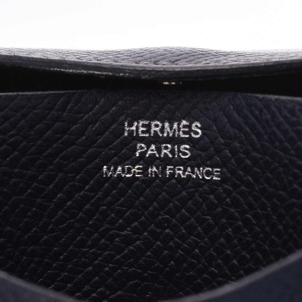 HERMES エルメス  紺 □K刻印(2007年頃)刻印 メンズ ヴォーエプソン 二つ折り財布  中古