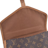 Louis Vuitton Velour Monogram Brown Unisex Monogram canvas 2WAY bag m51122