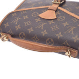 Louis Vuitton Velour Monogram Brown Unisex Monogram canvas 2WAY bag m51122