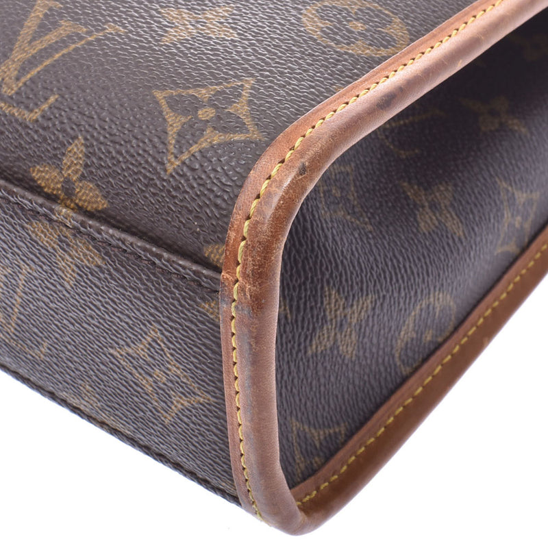 Louis Vuitton Velour Monogram Brown Unisex Monogram canvas 2WAY bag m51122