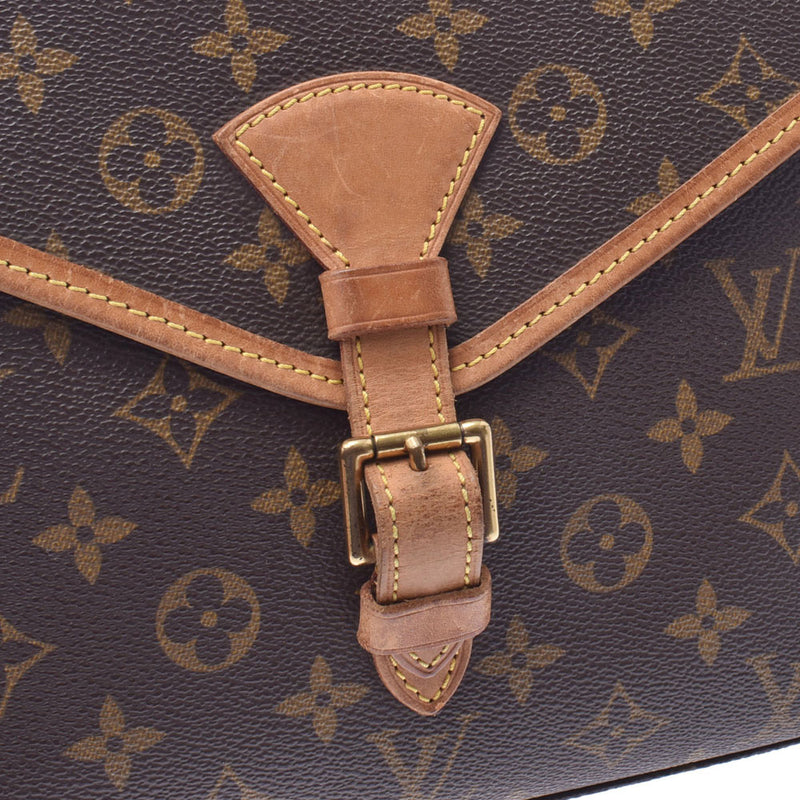 Louis Vuitton Velour Monogram Brown Unisex Monogram canvas 2WAY bag m51122