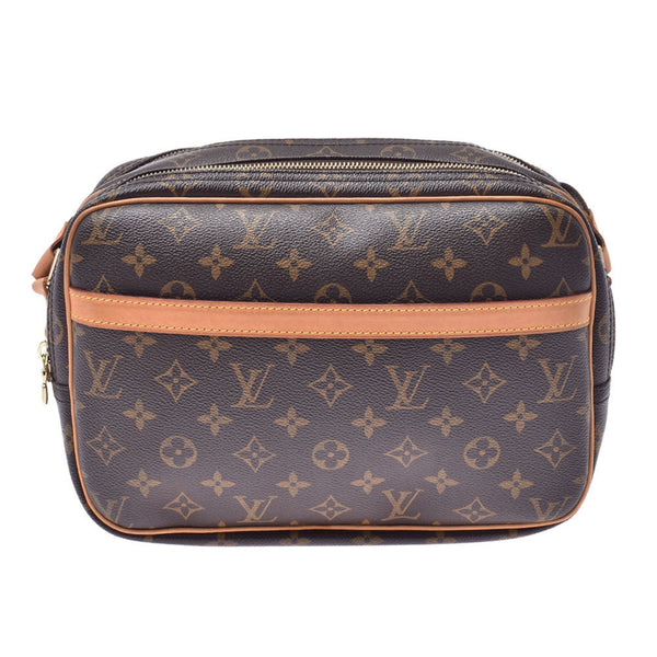 LOUIS VUITTON路易威登记者PM Monogram Brown男女皆宜Monogram帆布肩背包M45254旧