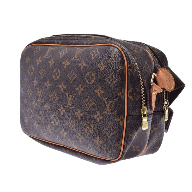 LOUIS VUITTON Louis Vuitton Reporter PM Monogram Brown Unisex Monogram Canvas Shoulder Bag M45254 Used