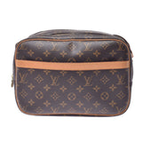 LOUIS VUITTON Louis Vuitton monogram reporter PM brown M45254 unisex monogram canvas shoulder bag B rank used silver storehouse