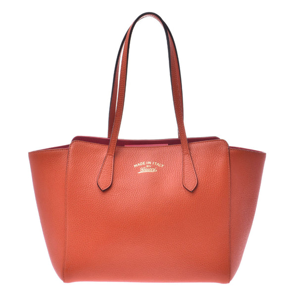 Gucci swing Tote Bag Orange 354408 Womens calf Tote