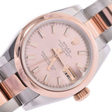 ROLEX Rolex Datejust 179161 Women's SS/PG Watch Automatic Winding Pink Dial A Rank Used Ginzo