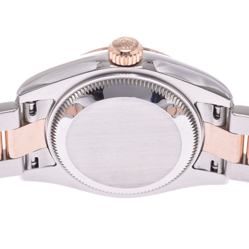 ROLEX ロレックス デイトジャスト 179161 レディース SS/PG 腕時計 自動巻き ピンク文字盤 Aランク 中古 銀蔵