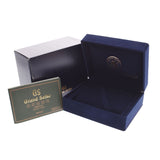 SEIKO 精工大精工 SBGX011/9F61-0A10 男孩 SS/皮革手表石英黑色表盘 A 级二手银藏