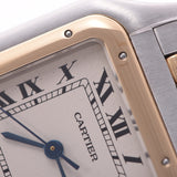 CARTIER Cartier Cartier pantele2low ladies YG/SS watch Quartz ivory dial AB rank second-hand silver collection