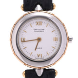 Van Cleef & Arpels Van Cleef & Arpels La Collection Women's SS/YG/Leather Watch Quartz White Dial AB Rank Used Ginzo