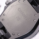 CHANEL シャネル J12 33mm 12Pダイヤ H1625 ボーイズ 黒セラミック 腕時計 クオーツ 黒文字盤 Aランク 中古 銀蔵