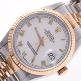 劳力士（rolex）Rolex Datejust 16233 Boys YG / SS手表自动上链白色表盘A级二手Ginzo