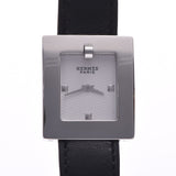 HERMES belt watch BE1.210□D stamped (around 2000) ladies SS/ leather watch quartz white dial A rank used Ginzo