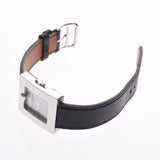 HERMES belt watch BE1.210□D stamped (around 2000) ladies SS/ leather watch quartz white dial A rank used Ginzo