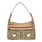 LOUIS VUITTON ルイヴィトン モノグラムデニム バギーPM カーキ M95213 レディース デニム ショルダーバッグ ABランク 中古 銀蔵