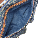 LOUIS VUITTON Louis Vuitton Monogram Denim Buggy PM Blue M95049 Ladies Denim Shoulder Bag B Rank Used Ginzo