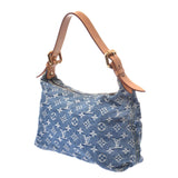 LOUIS VUITTON Louis Vuitton Monogram Denim Buggy PM Blue M95049 Ladies Denim Shoulder Bag B Rank Used Ginzo