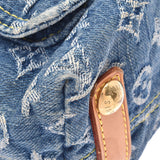 LOUIS VUITTON Louis Vuitton Monogram Denim Buggy PM Blue M95049 Ladies Denim Shoulder Bag B Rank Used Ginzo