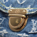 LOUIS VUITTON Louis Vuitton Monogram Denim Buggy PM Blue M95049 Ladies Denim Shoulder Bag B Rank Used Ginzo
