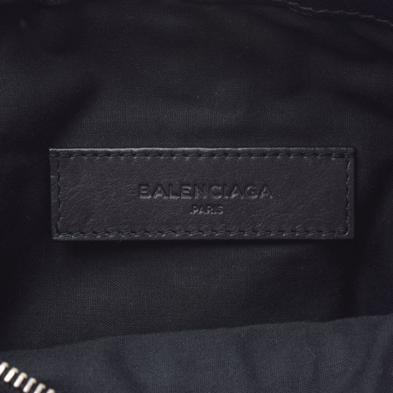 BALENCIAGA 巴伦西亚加 剪辑 M 黑色 中性绒面革 / 皮革离合器袋 B 排名 二手银仓库