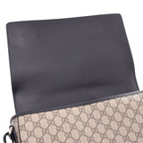 GUCCI グッチ GGスプリーム ベージュ/黒 406367 ユニセックス PVC ショルダーバッグ ABランク 中古 銀蔵