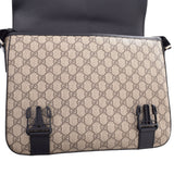 GUCCI グッチ GGスプリーム ベージュ/黒 406367 ユニセックス PVC ショルダーバッグ ABランク 中古 銀蔵