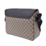 GUCCI グッチ GGスプリーム ベージュ/黒 406367 ユニセックス PVC ショルダーバッグ ABランク 中古 銀蔵