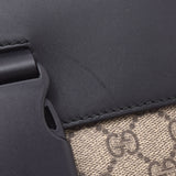 GUCCI グッチ GGスプリーム ベージュ/黒 406367 ユニセックス PVC ショルダーバッグ ABランク 中古 銀蔵