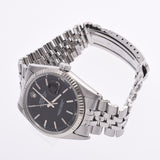ROLEX Rolex Oyster Perpetual Datejust 1601 Boys WG/SS watch automatic winding black dial AB rank used Ginzo