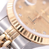 ROLEX Rolex Datejust 10P Diamond 79173G Ladies YG/SS Watch Automatic Winding Computer Champagne Dial A Rank Used Ginzo