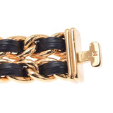 CHANEL シャネルプルミエールサイズ M Lady's GP/ leather watch quartz lindera board AB rank used silver storehouse