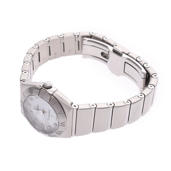 欧米茄（Omega）Omega Constellation 12P Diamond Ladies SS手表石英外壳表盘等级二手Ginzo