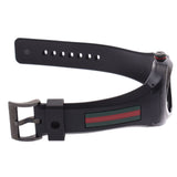 GUCCI Gucci YA137107 Boys SS/ rubber watch quartz lindera board A rank used silver storehouse