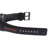 GUCCI Gucci YA137107 Boys SS/ rubber watch quartz lindera board A rank used silver storehouse