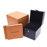 LOUIS VUITTON 路易威登坦布尔苗条片段设计 Q1DM1 男士 SS/皮革手表石英黑色表盘 AB 排名二手银藏