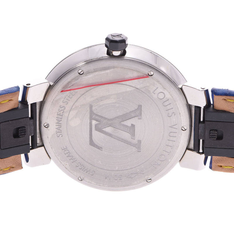 ルイヴィトンタンブール スリム フラグメントデザイン メンズ 腕時計 