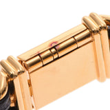 CHANEL シャネルプルミエールサイズ L Lady's GP/ leather watch quartz lindera board AB rank used silver storehouse