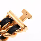 CHANEL シャネルプルミエールサイズ L Lady's GP/ leather watch quartz lindera board AB rank used silver storehouse