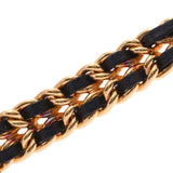 CHANEL シャネルプルミエールサイズ L Lady's GP/ leather watch quartz lindera board AB rank used silver storehouse