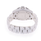 CHANEL Chanel J12 33mm 12P Diamond H1628 Boys White Ceramic/Diamond Watch Quartz White Dial AB Rank Used Ginzo