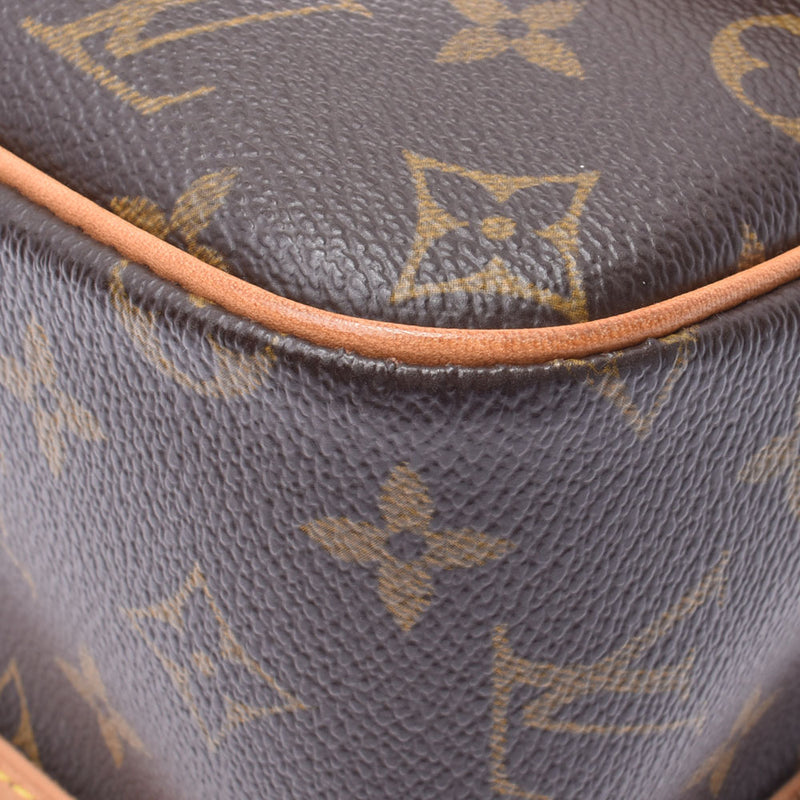 LOUIS VUITTON Louis Vuitton Monogram Sologne Brown M42250 Unisex Monogram Canvas Shoulder Bag AB Rank Used Ginzo