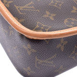 LOUIS VUITTON Louis Vuitton Monogram Sologne Brown M42250 Unisex Monogram Canvas Shoulder Bag AB Rank Used Ginzo