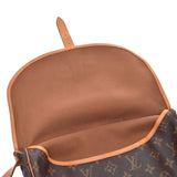 LOUIS VUITTON ルイヴィトン モノグラム ソミュール30 ブラウン M42256 ユニセックス モノグラムキャンバス ショルダーバッグ Bランク 中古 銀蔵